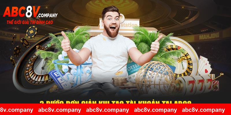 3 bước đơn giản khi tạo tài khoản tại ABC8
