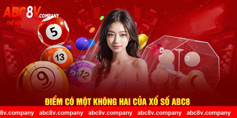 Điểm độc nhất vô nhị của xổ số ABC8