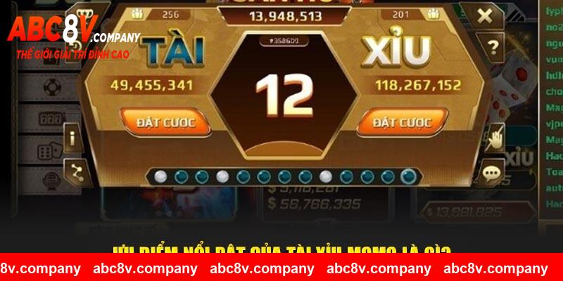 Ưu điểm nổi bật của tài xỉu Momo là gì?